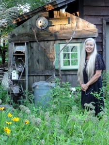 "I've always liked rustic things, like this loft door from an antique barn. Working at camps deepened my love for this style." (Submitted photo by Carol Gillen)